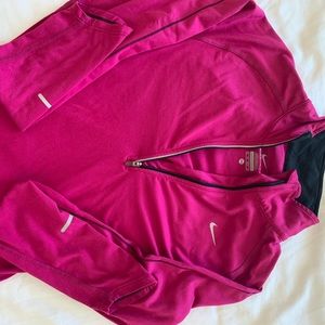 Nike Dri Fit 1/4 Zip Pullover Sweater Top